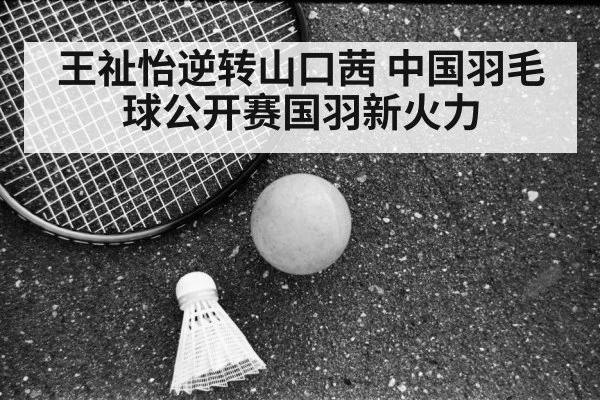 王祉怡逆转山口茜 中国羽毛球公开赛国羽新火力